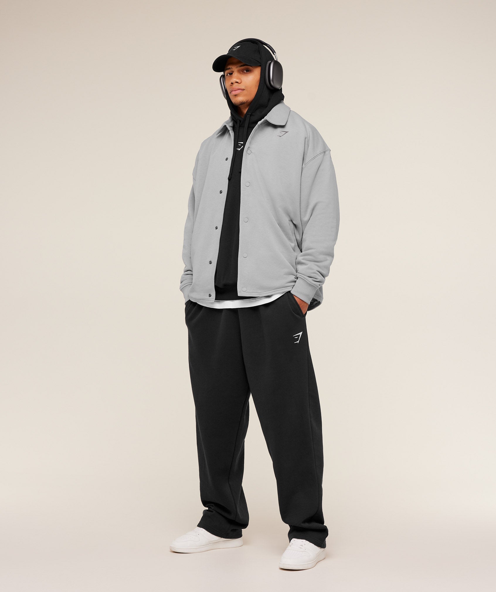 Power Coach Jacket - Smokey Grey — imagem 6