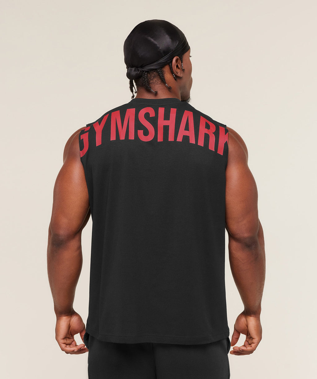 Power Cut Off Tank - Black/Conditioning Red — imagem 3