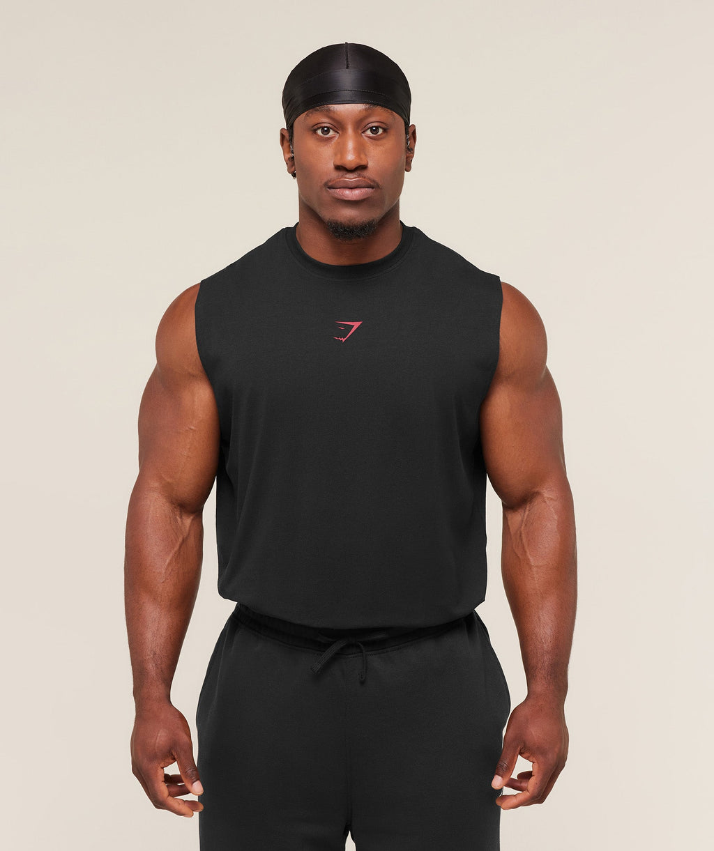 Power Cut Off Tank - Black/Conditioning Red — imagem 2
