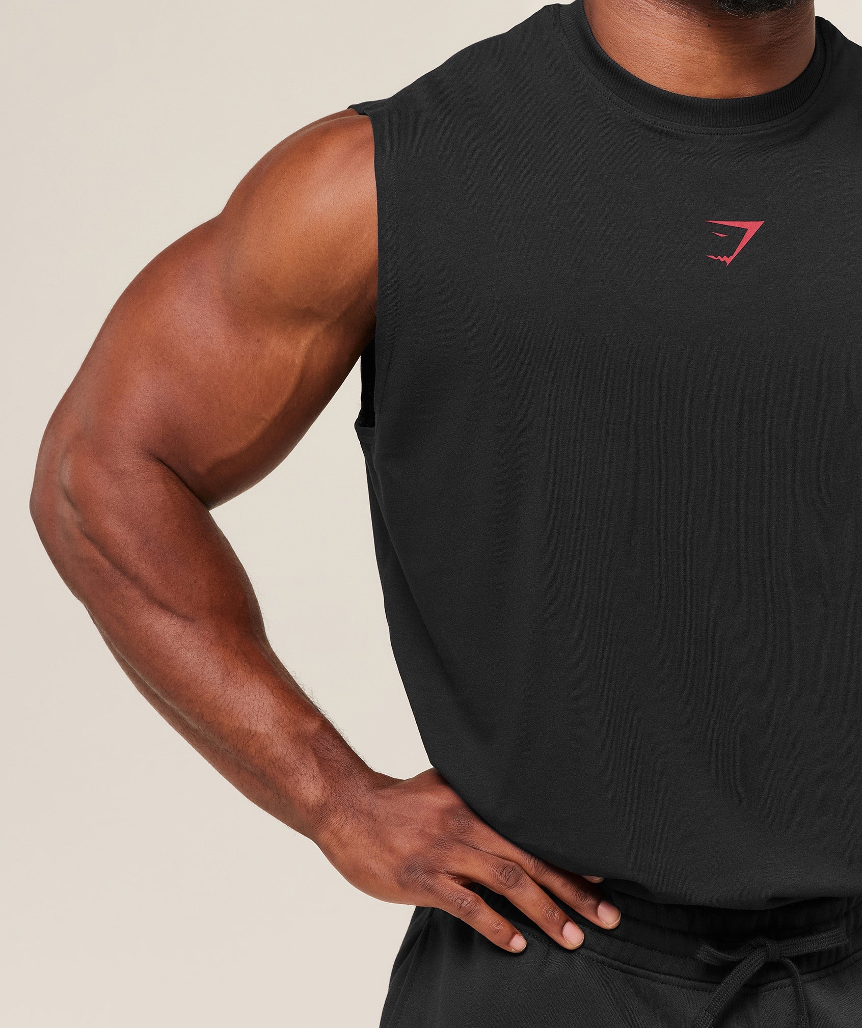 Power Cut Off Tank - Black/Conditioning Red — imagem 5