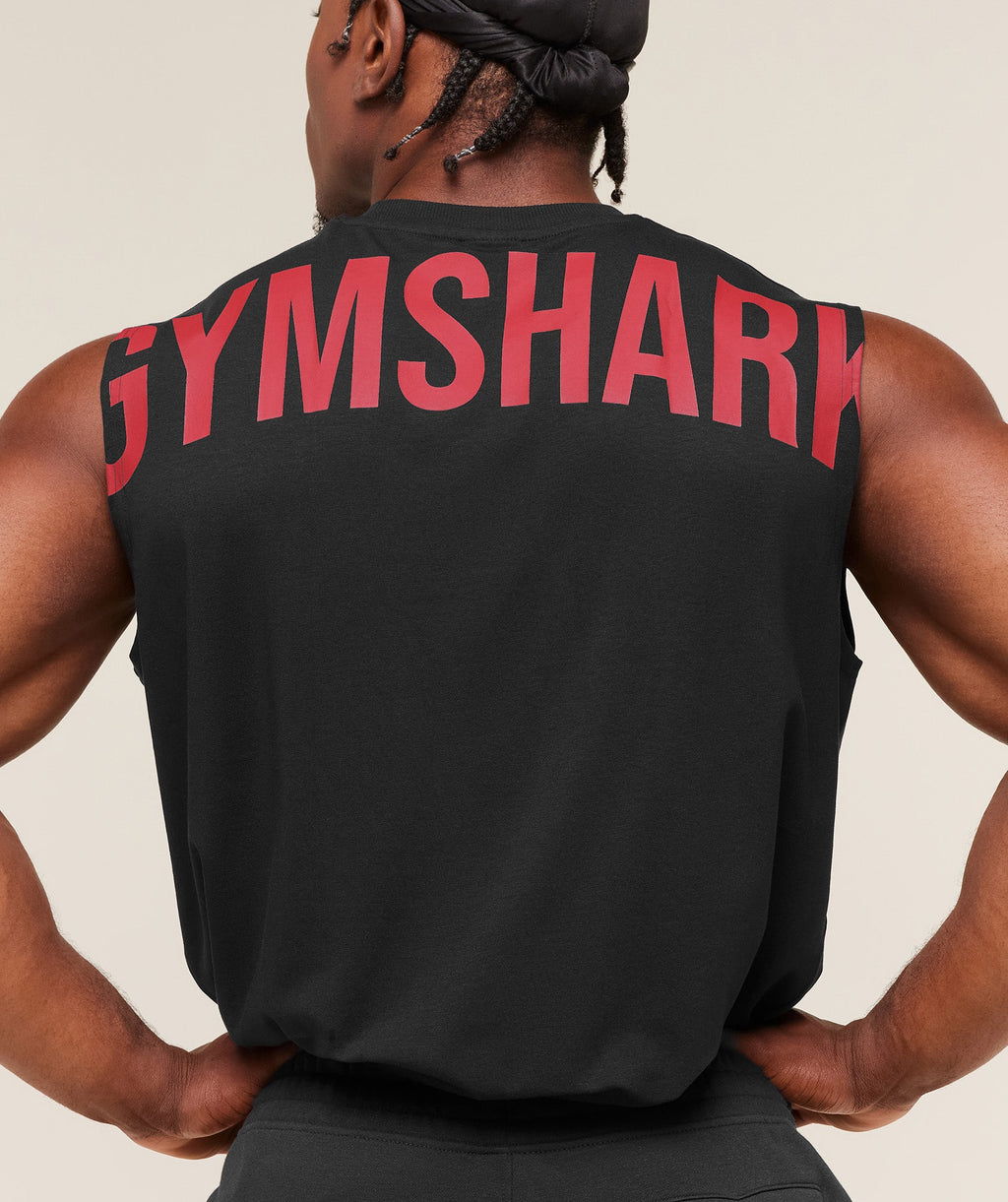 Power Cut Off Tank - Black/Conditioning Red — imagem 4