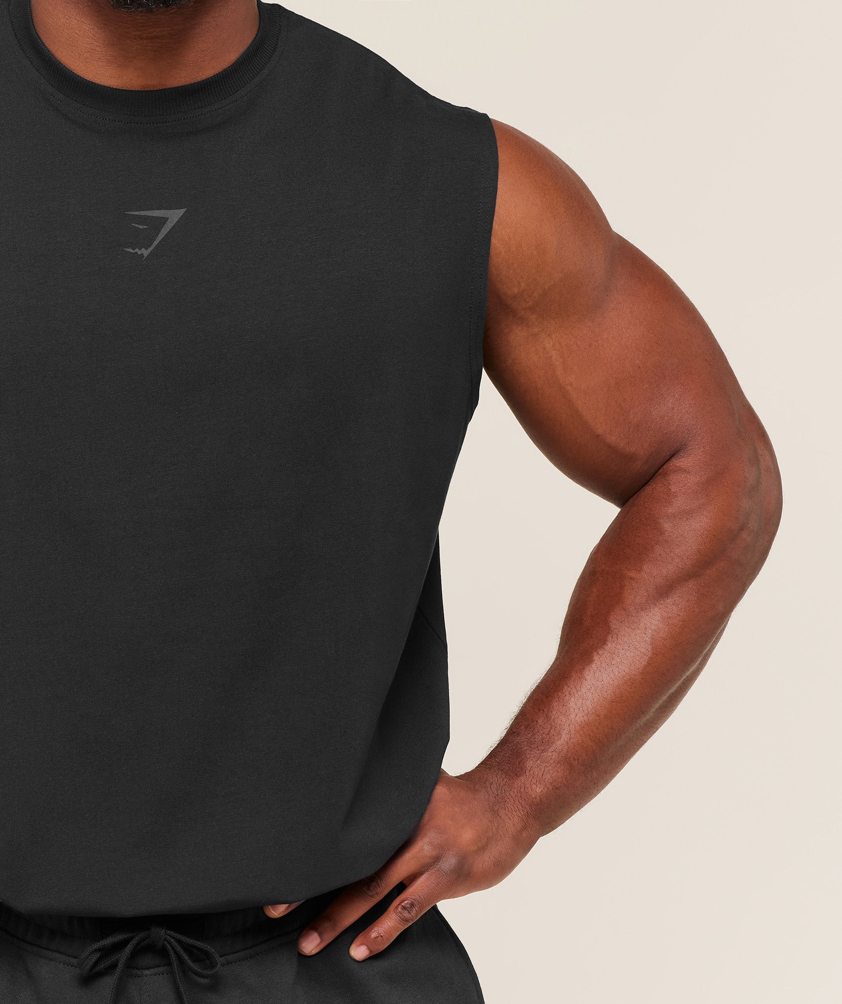 Power Cut Off Tank - Black/Asphalt Grey — imagem 6