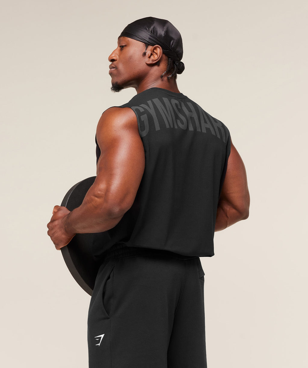 Power Cut Off Tank - Black/Asphalt Grey — imagem 3