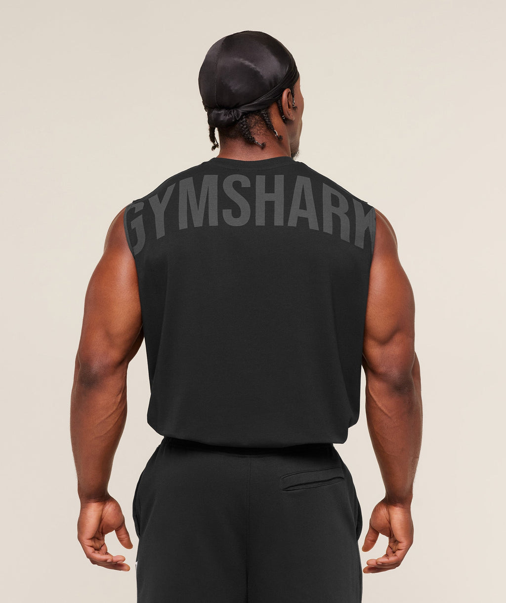 Power Cut Off Tank - Black/Asphalt Grey — imagem 1