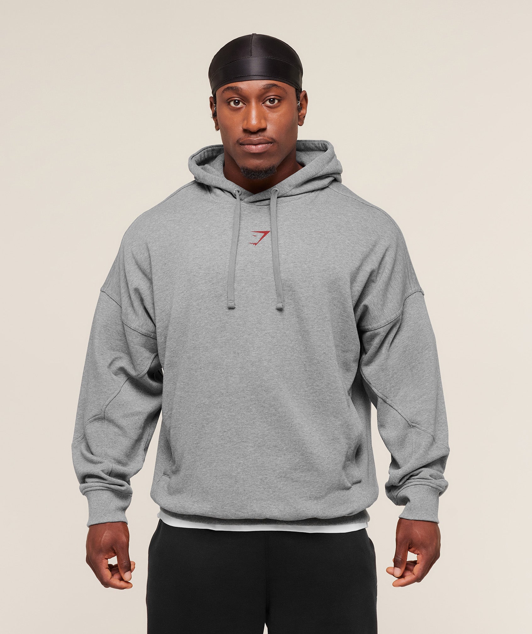 Power Oversized Hoodie - Charcoal Core Marl — imagem 2