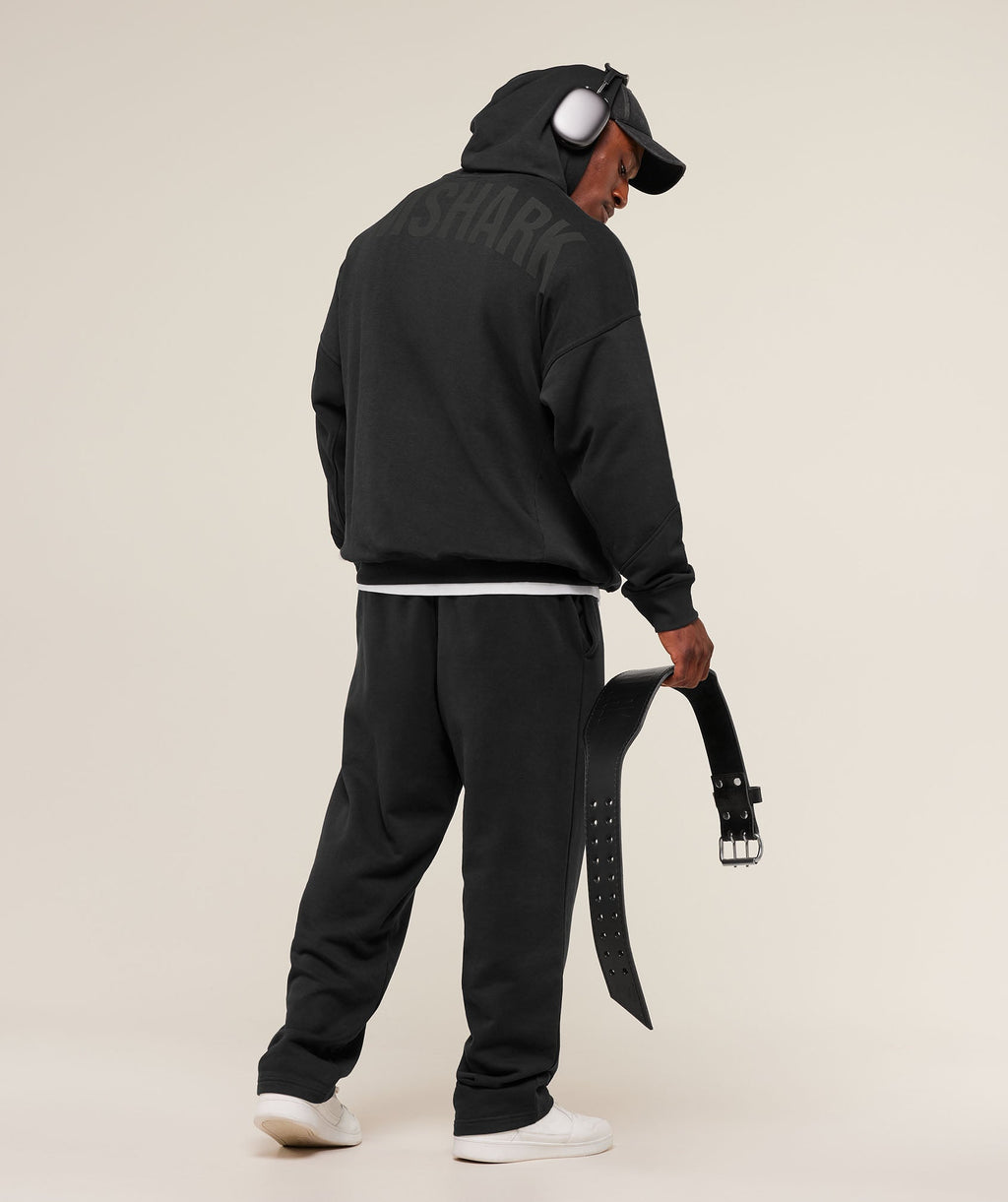 Power Oversized Hoodie - Black/Asphalt Grey — imagem 5