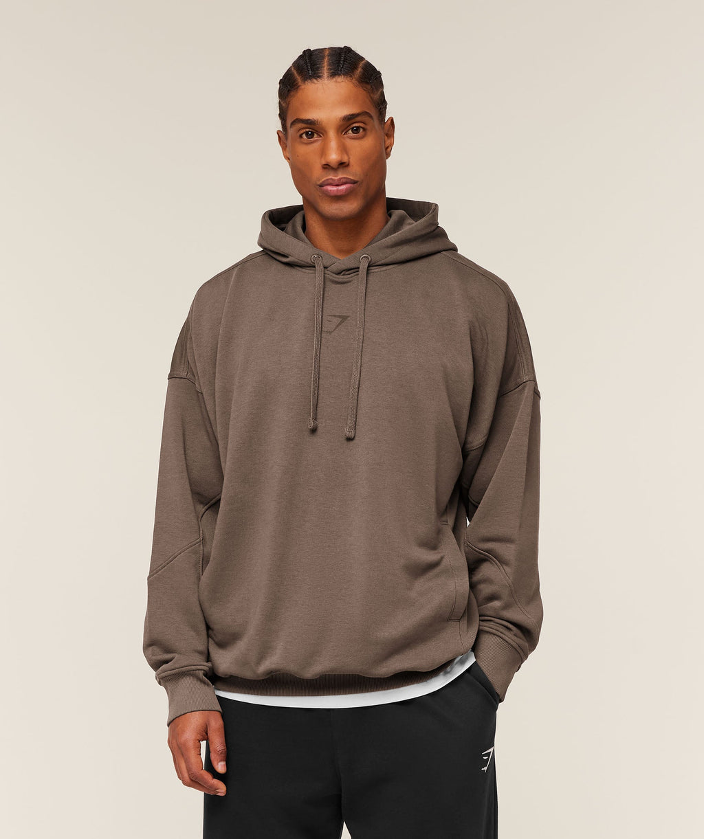 Power Oversized Hoodie - Soft Brown — imagem 2