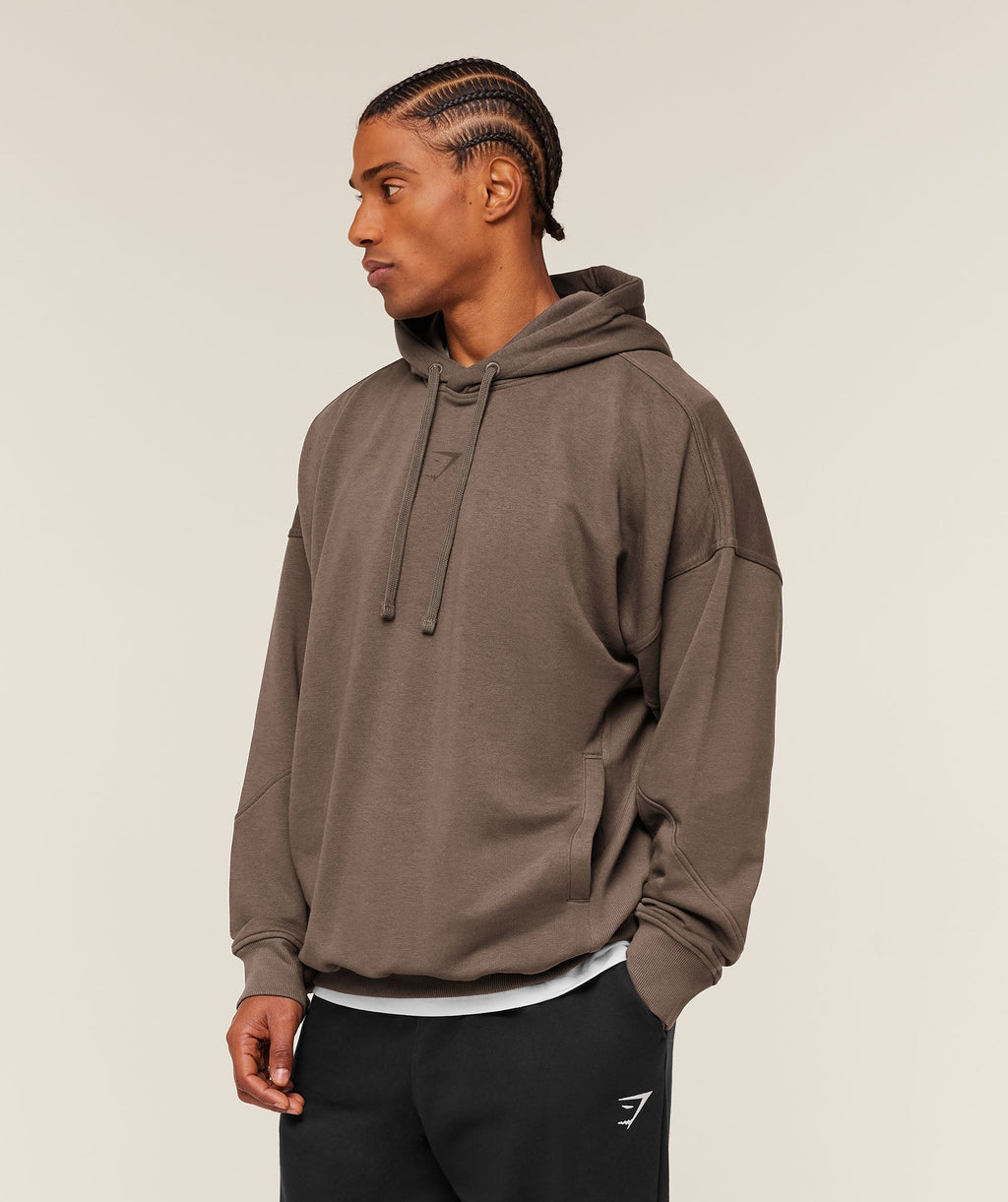 Power Oversized Hoodie - Soft Brown — imagem 3