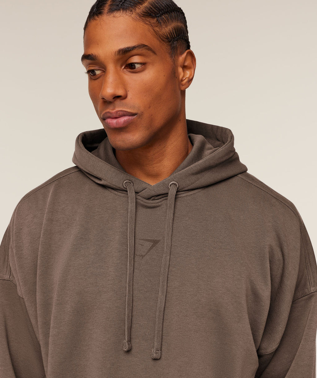 Power Oversized Hoodie - Soft Brown — imagem 5