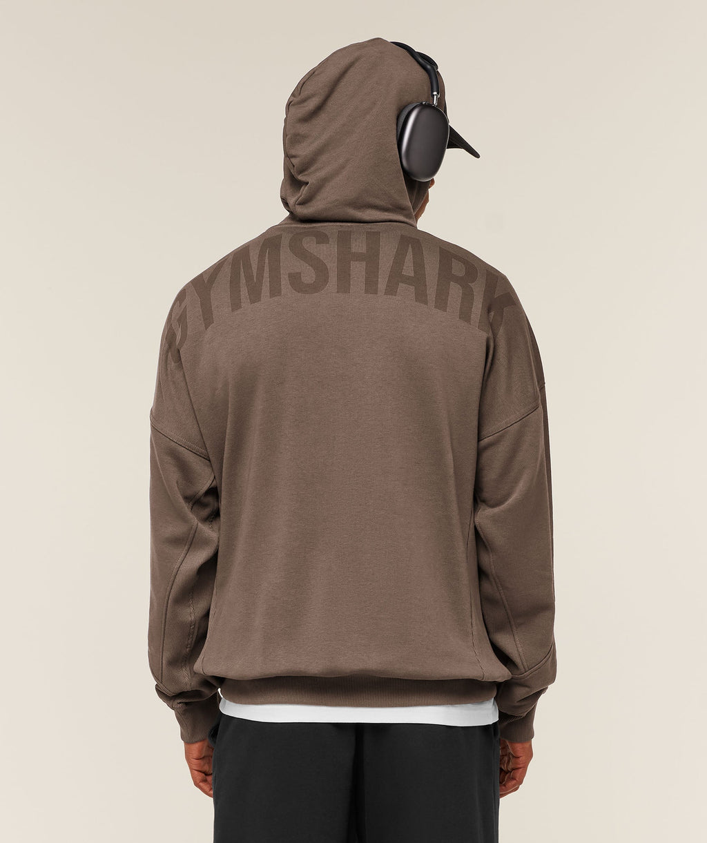 Power Oversized Hoodie - Soft Brown — imagem 1