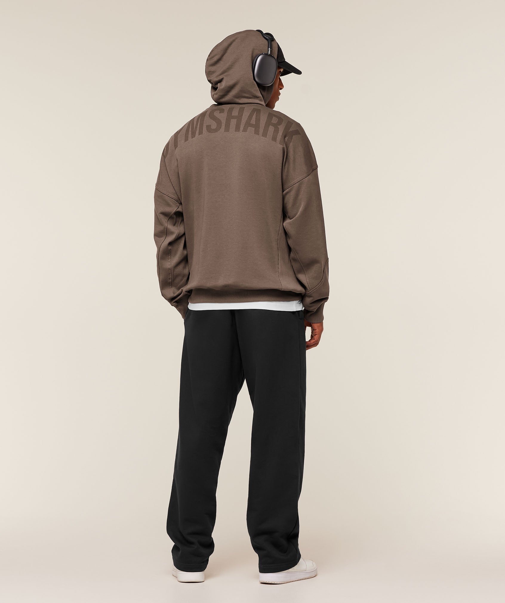 Power Oversized Hoodie - Soft Brown — imagem 4
