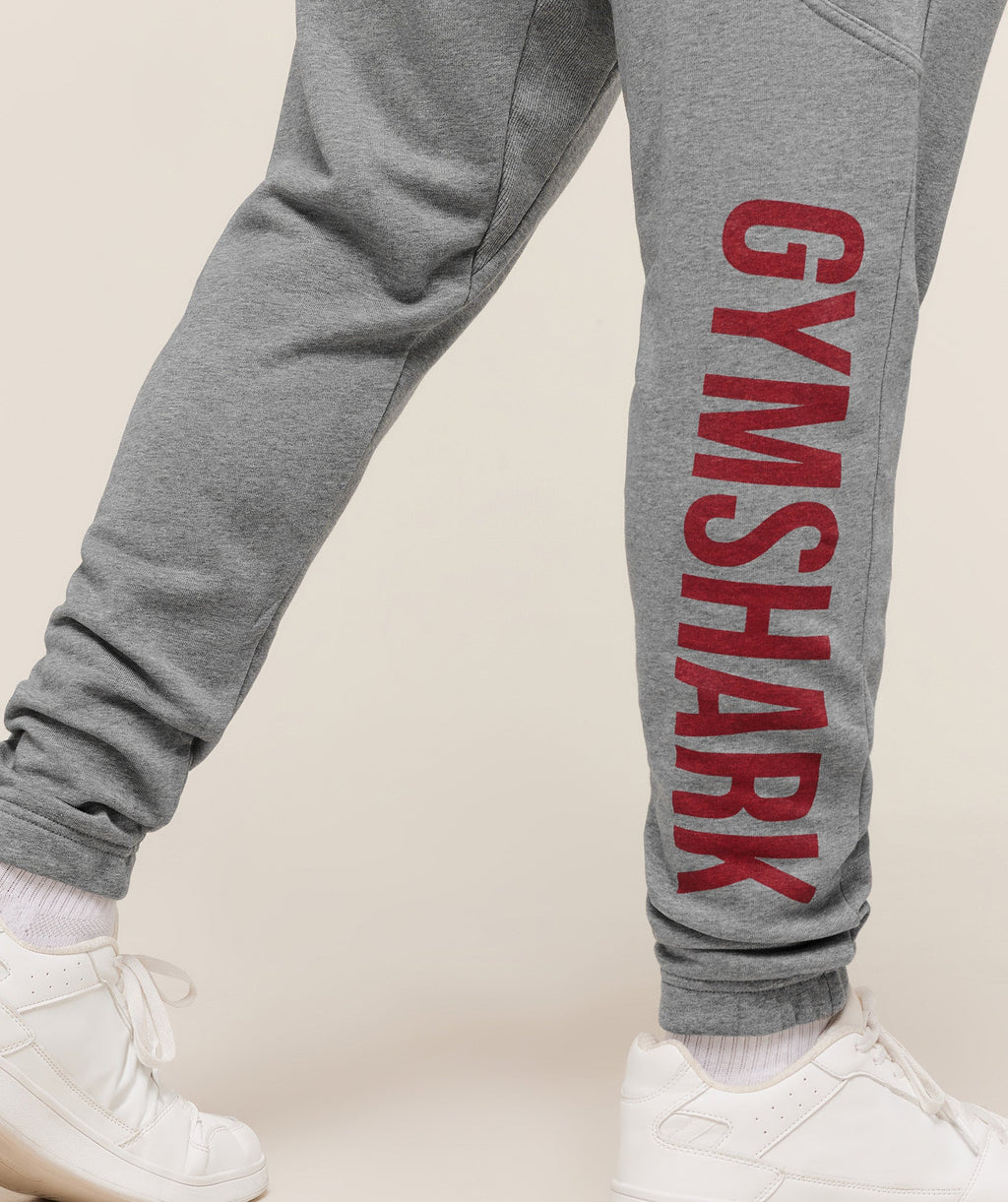 Power Wordmark Joggers - Charcoal Core Marl — imagem 6
