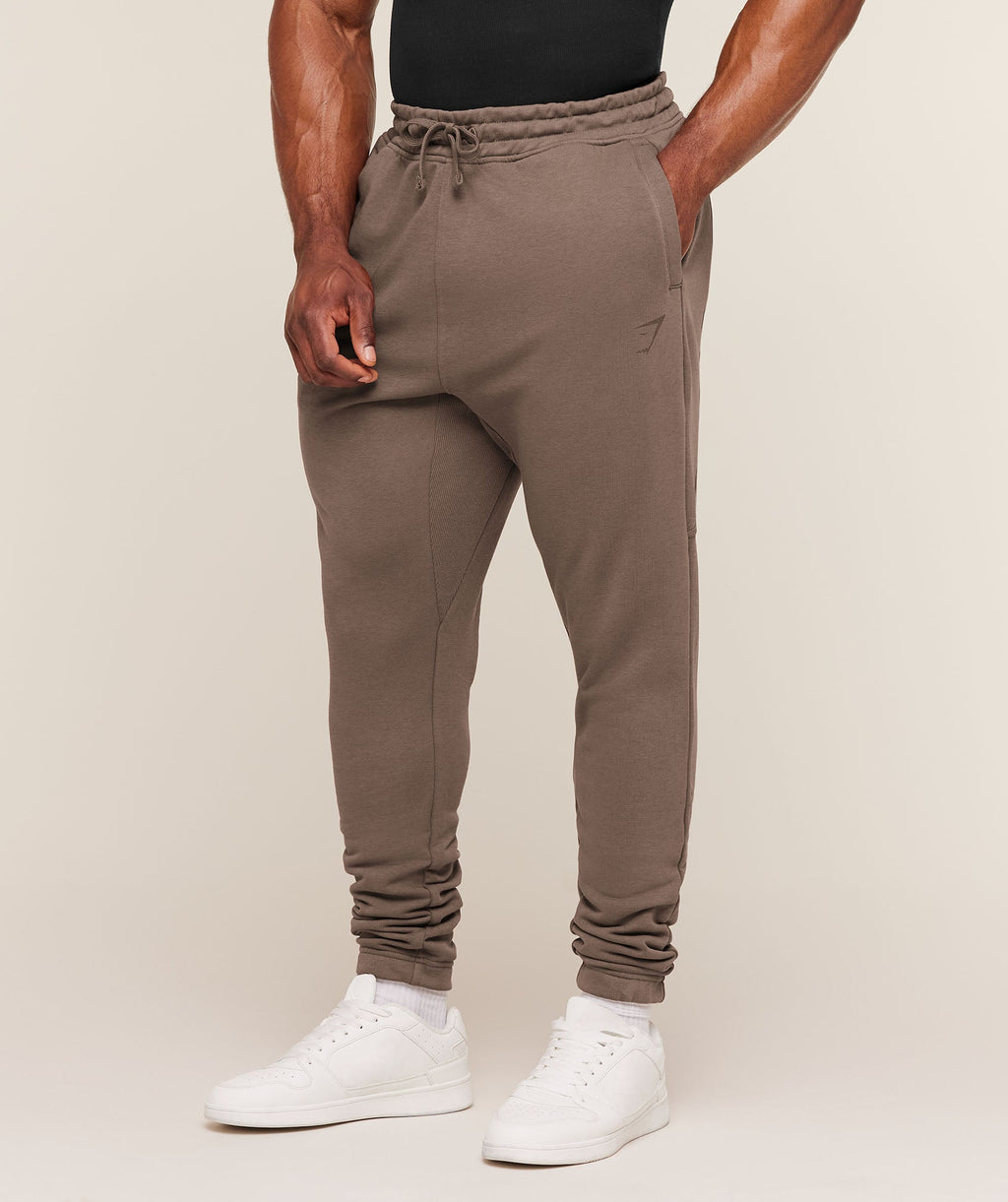 Power Wordmark Joggers - Soft Brown — imagem 3
