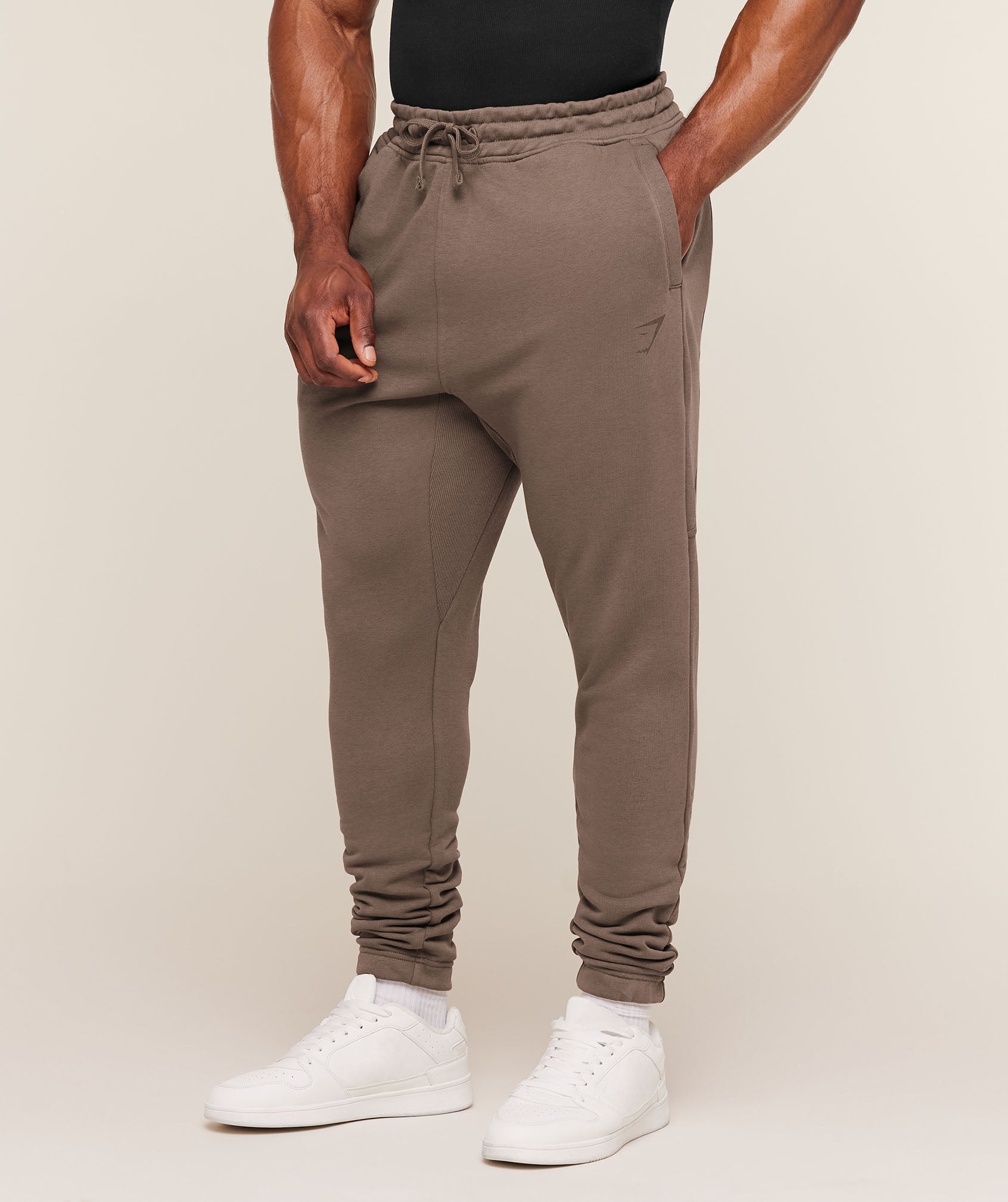 Power Wordmark Joggers - Soft Brown — imagem 3