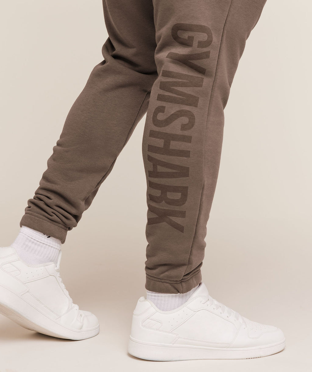 Power Wordmark Joggers - Soft Brown — imagem 6