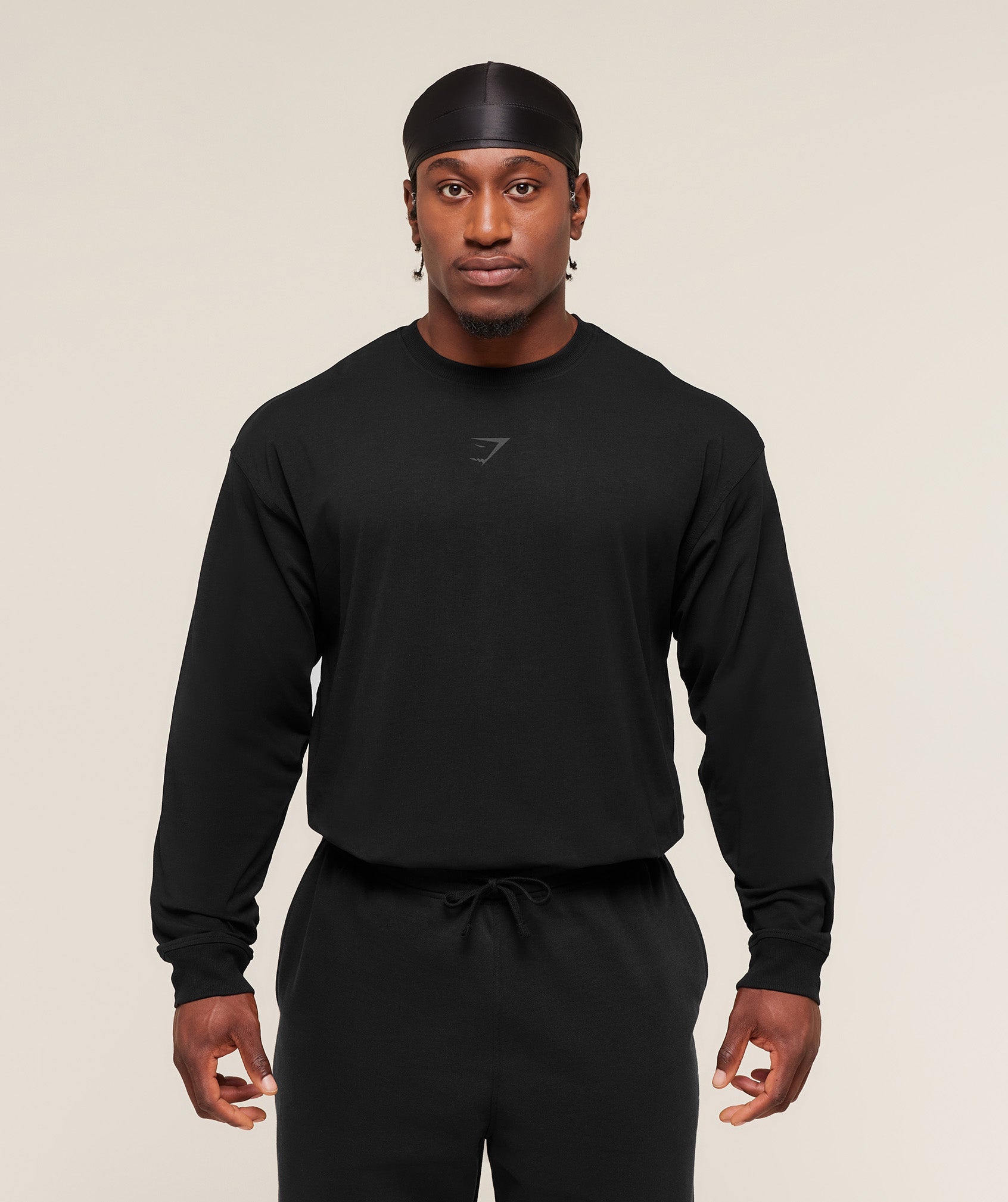 Power Long Sleeve T-Shirt - Black/Asphalt Grey — imagem 3