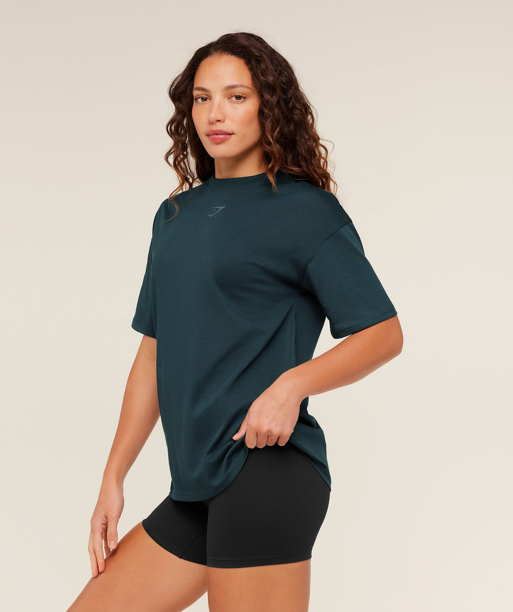 GS Power Oversized T-Shirt - Deep Petrol Blue — imagem 3