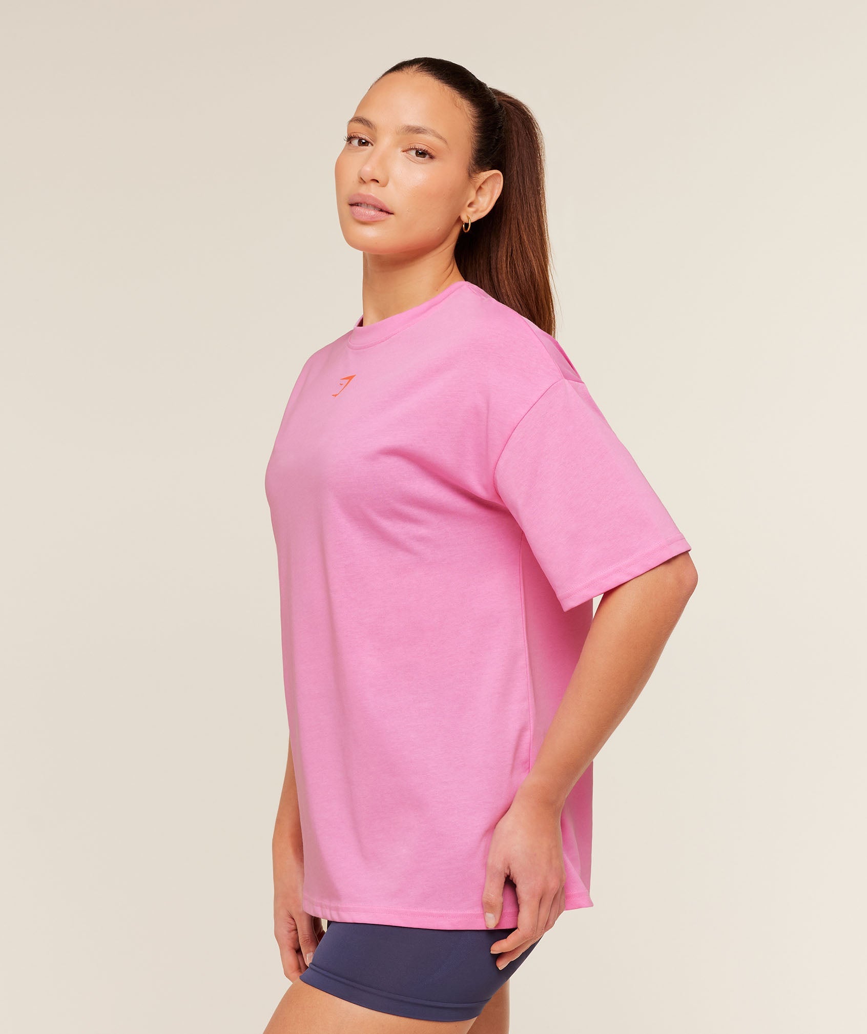 GS Power Oversized T-Shirt - Focus Pink — imagem 3