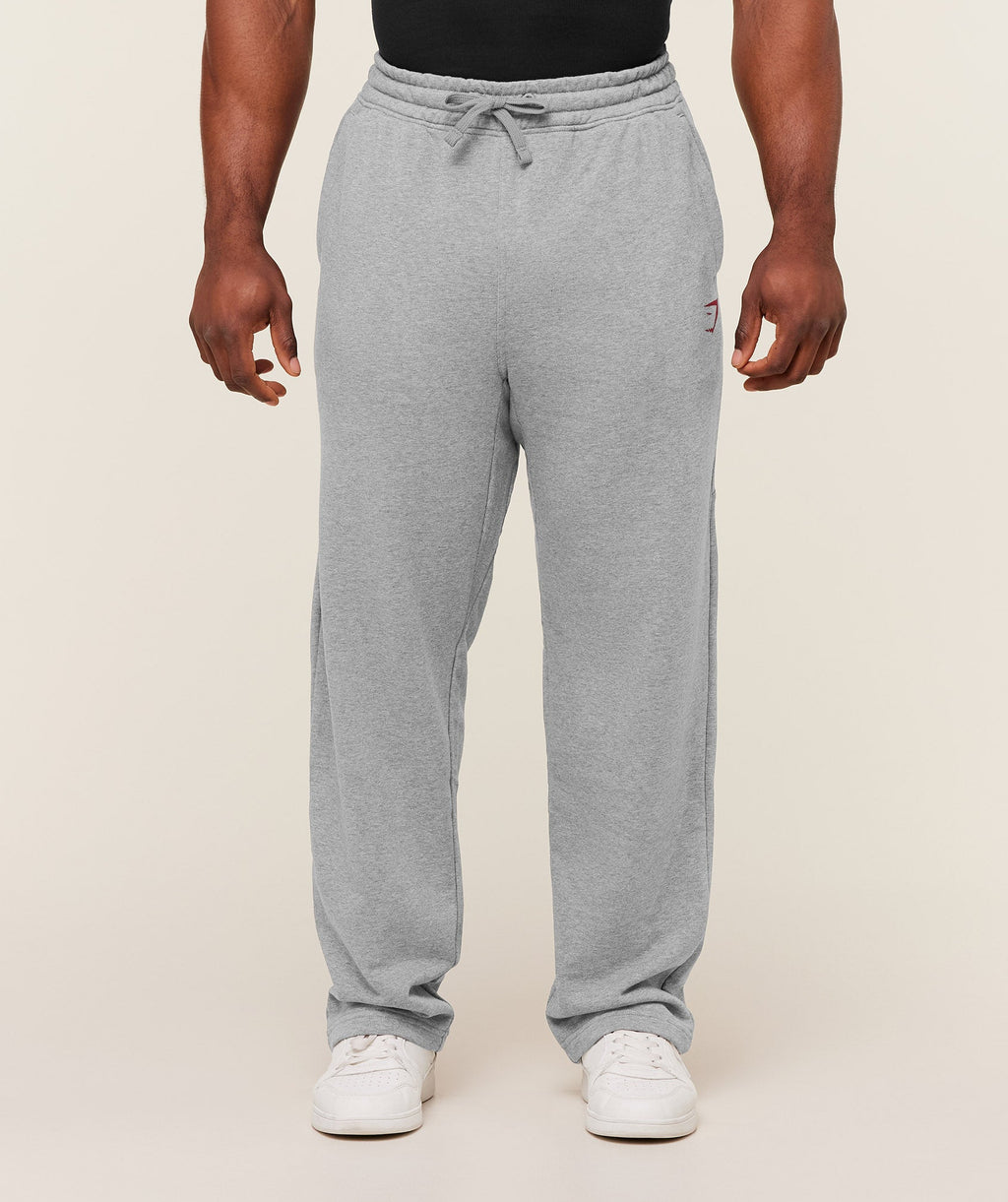 Power Straight Leg Pants - Charcoal Core Marl/Sets Red — imagem 2
