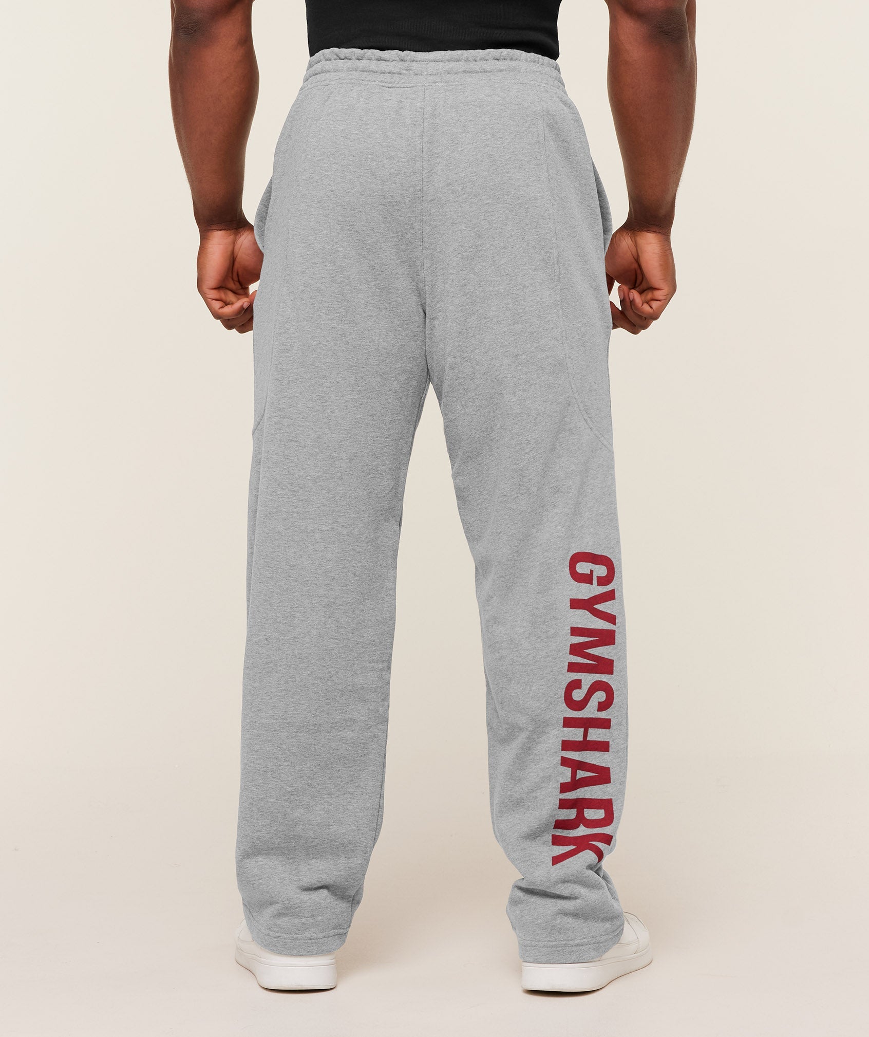 Power Straight Leg Pants - Charcoal Core Marl/Sets Red — imagem 3