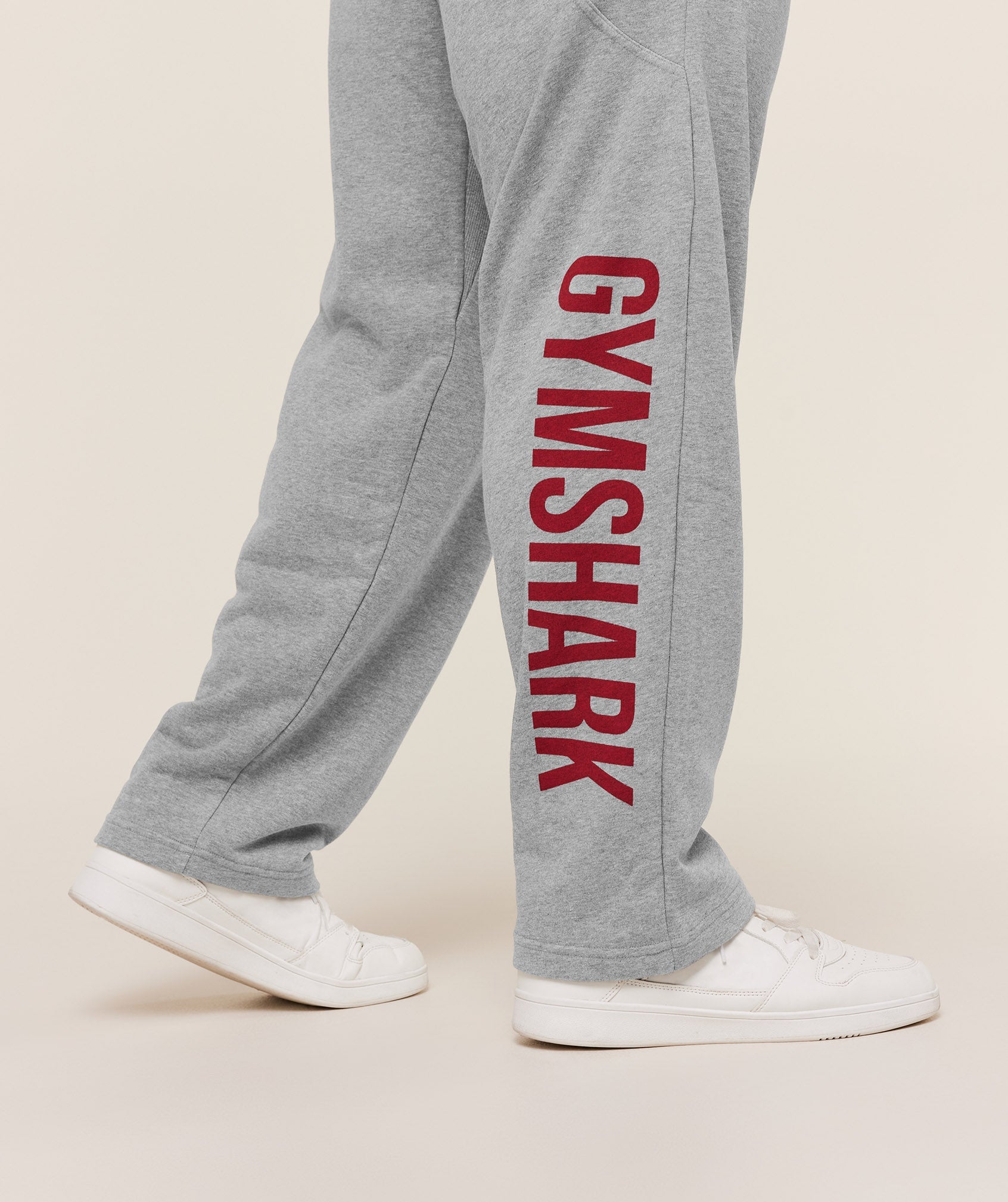 Power Straight Leg Pants - Charcoal Core Marl/Sets Red — imagem 6