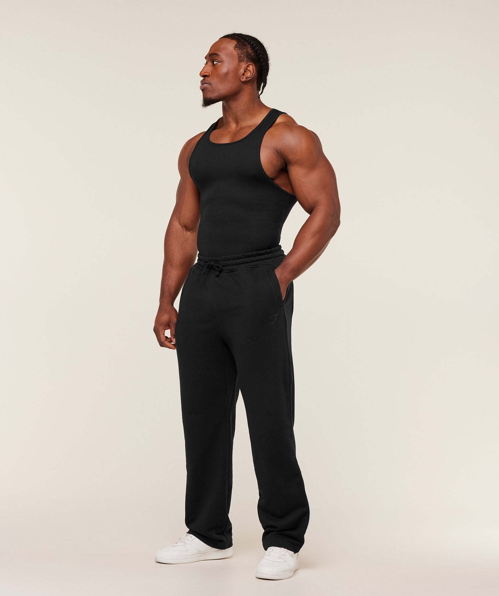 Power Straight Leg Pants - GS Black/GS Asphalt Grey — imagem 4