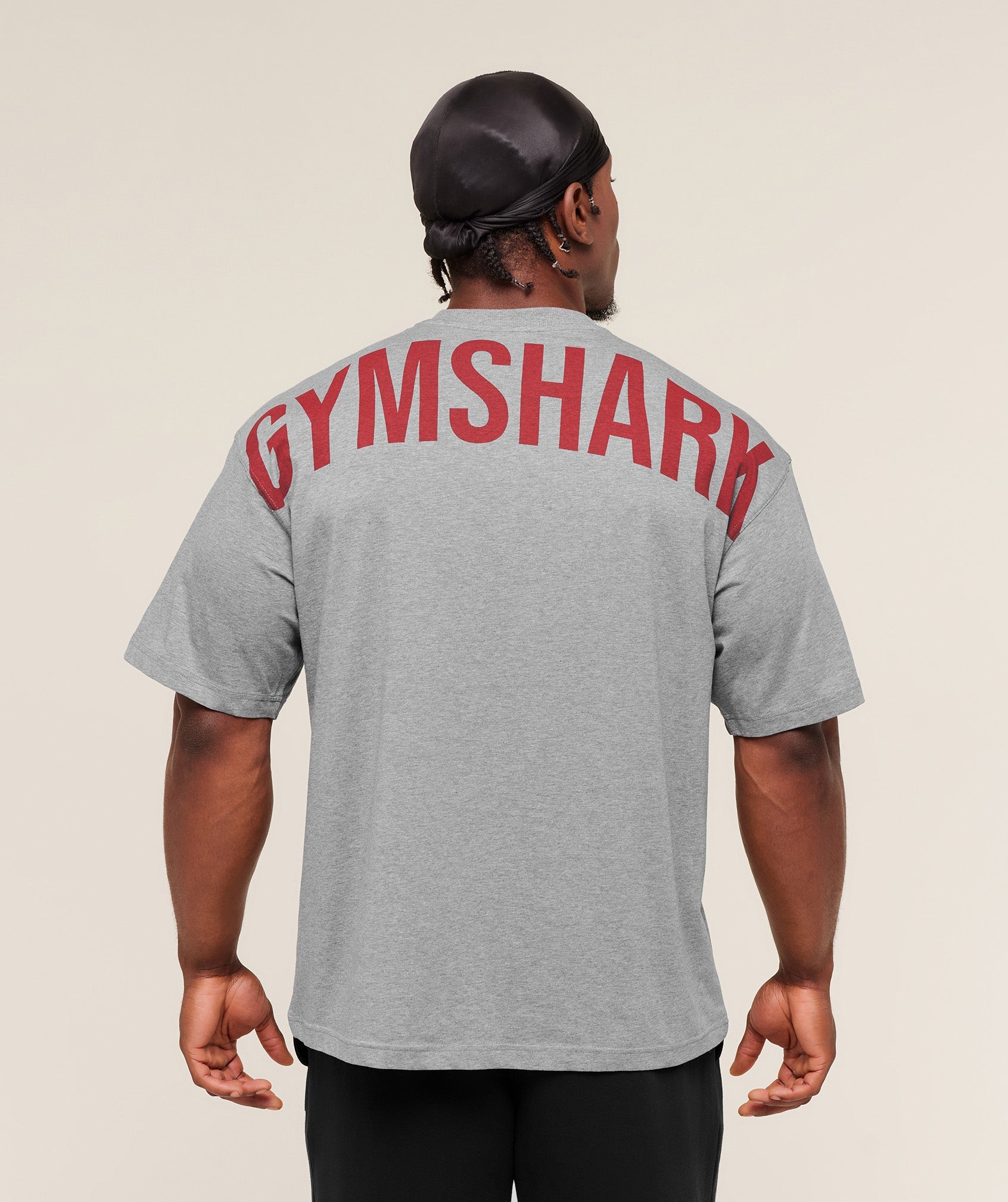 Power T-Shirt - Charcoal Core Marl/Sets Red — imagem 3
