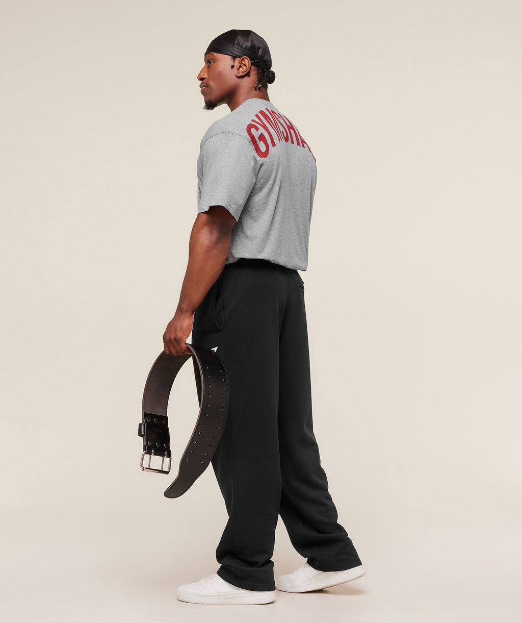 Power T-Shirt - Charcoal Core Marl/Sets Red — imagem 7