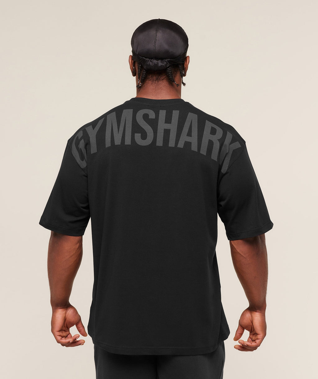 Power T-Shirt - Black/Asphalt Grey — imagem 4