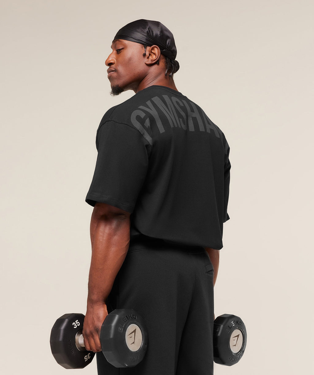Power T-Shirt - Black/Asphalt Grey — imagem 1