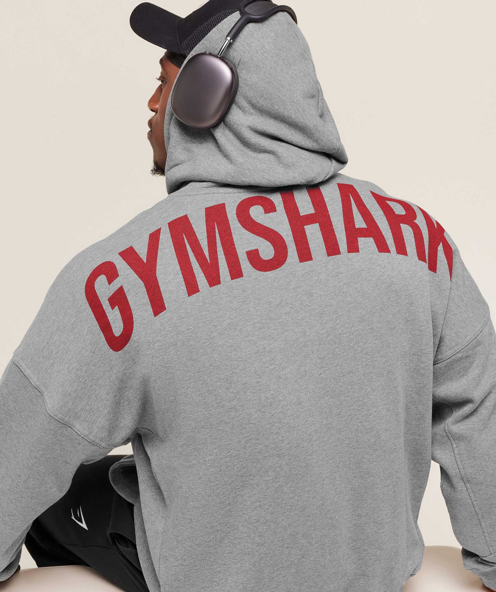 Power Zip Up Hoodie - Charcoal Core Marl — imagem 5