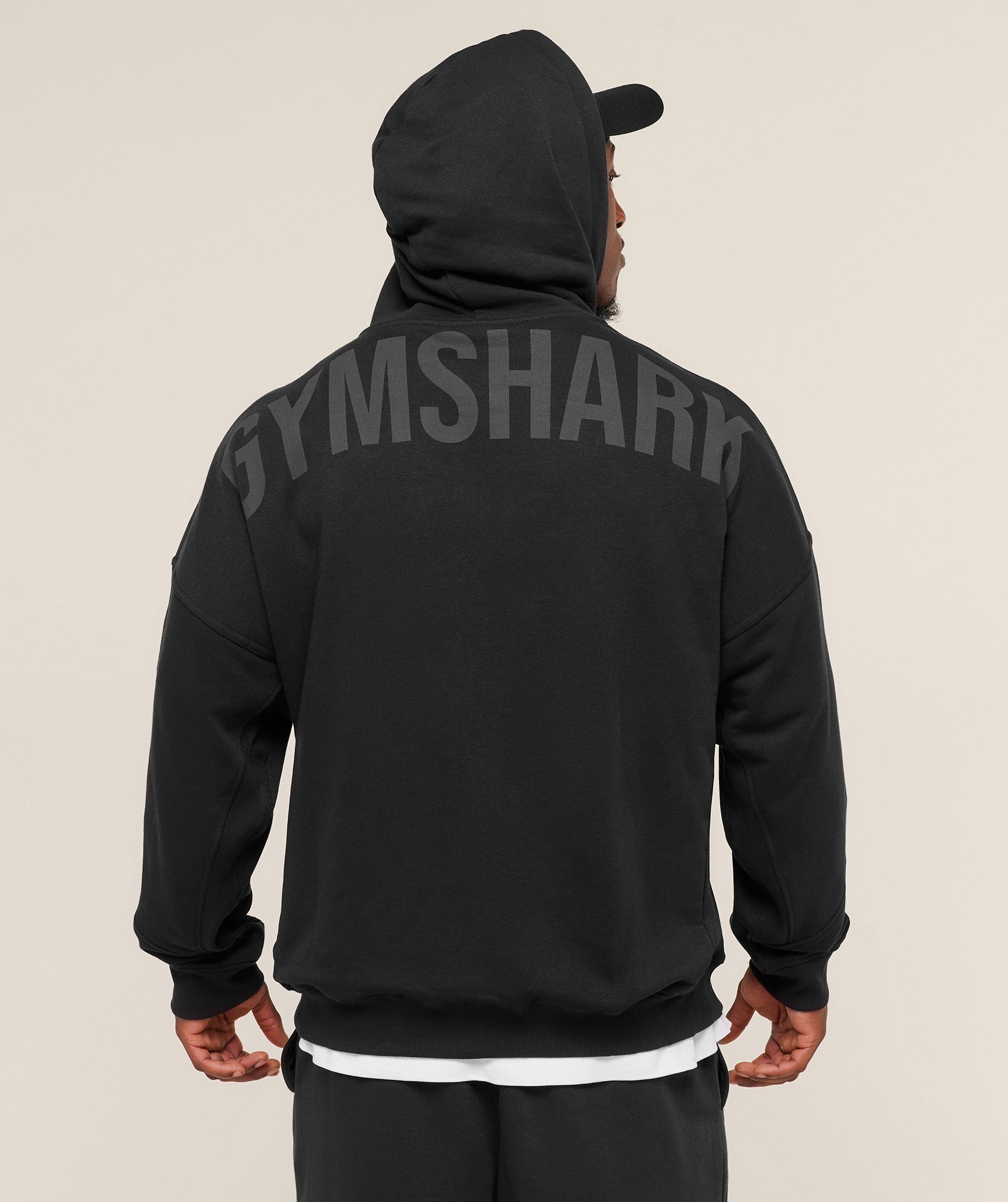 Power Zip Up Hoodie - Black/Asphalt Grey — imagem 1
