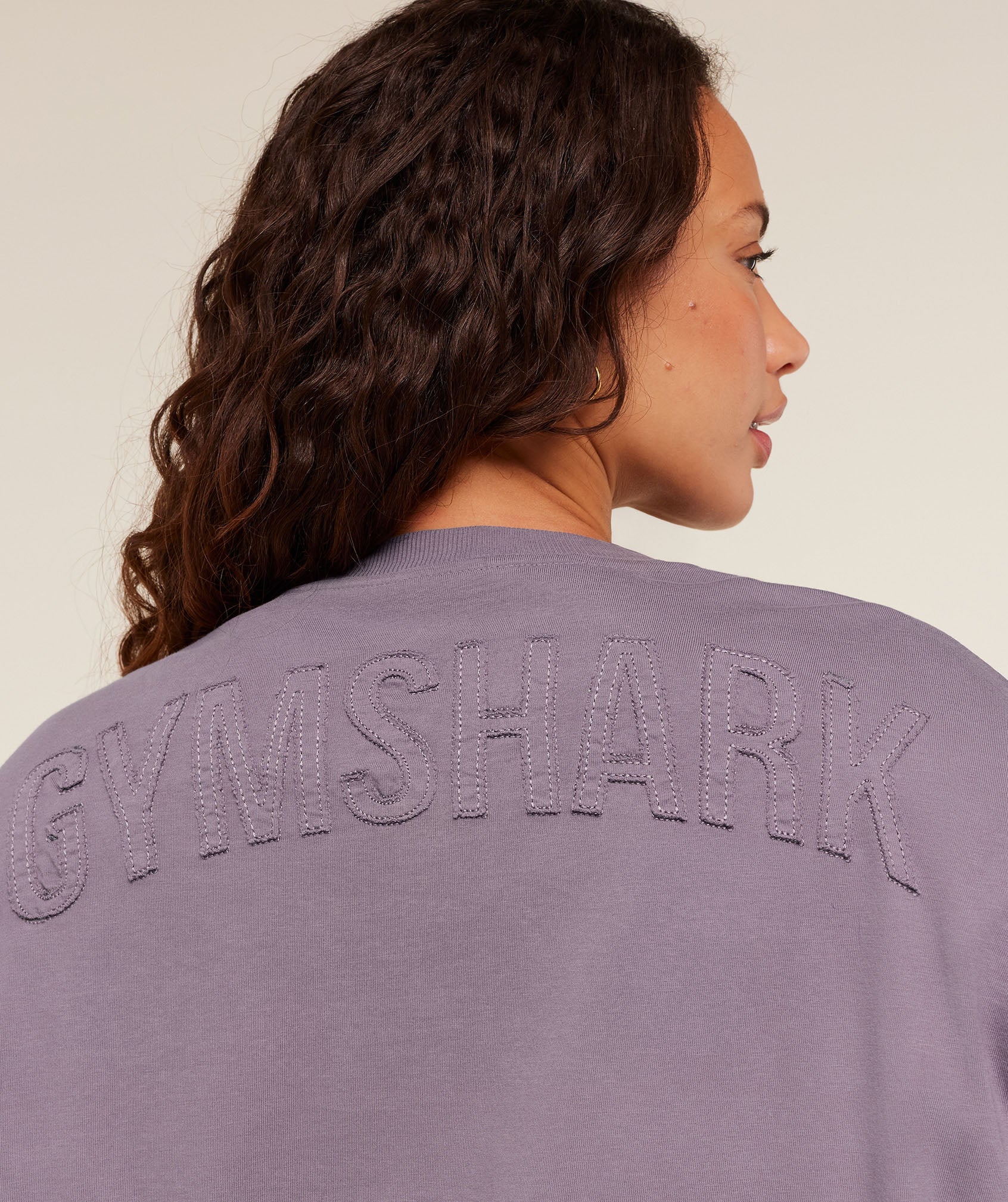 Power Washed Long Sleeve Top - Dusk Purple/Acid Wash — imagem 5