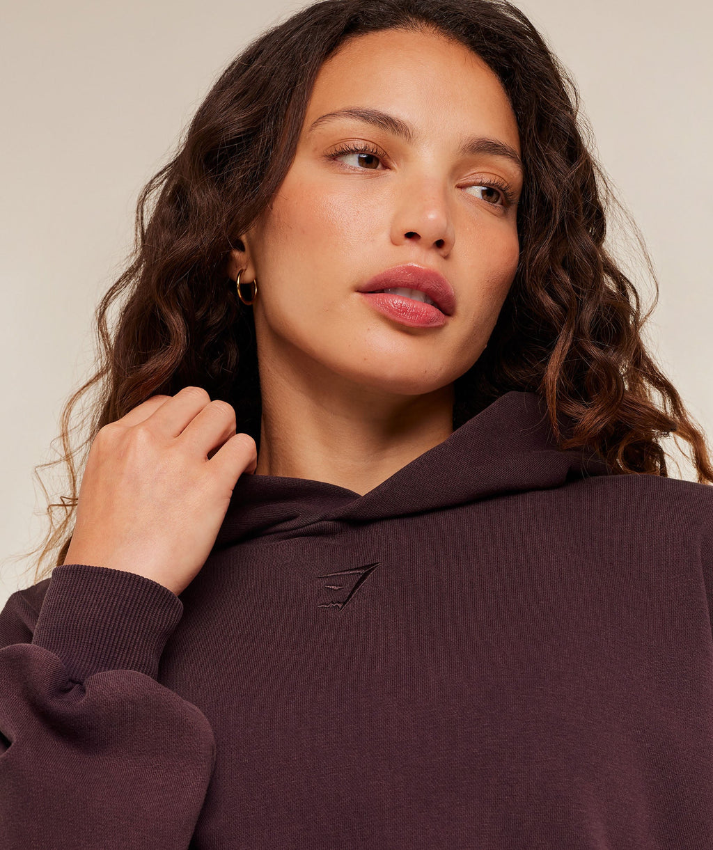 Power Washed Oversized Hoodie - Cherry Purple/Acid Wash — imagem 3