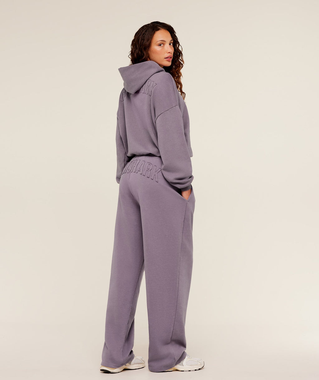 Power Washed Oversized Hoodie - Dusk Purple/Acid Wash — imagem 6