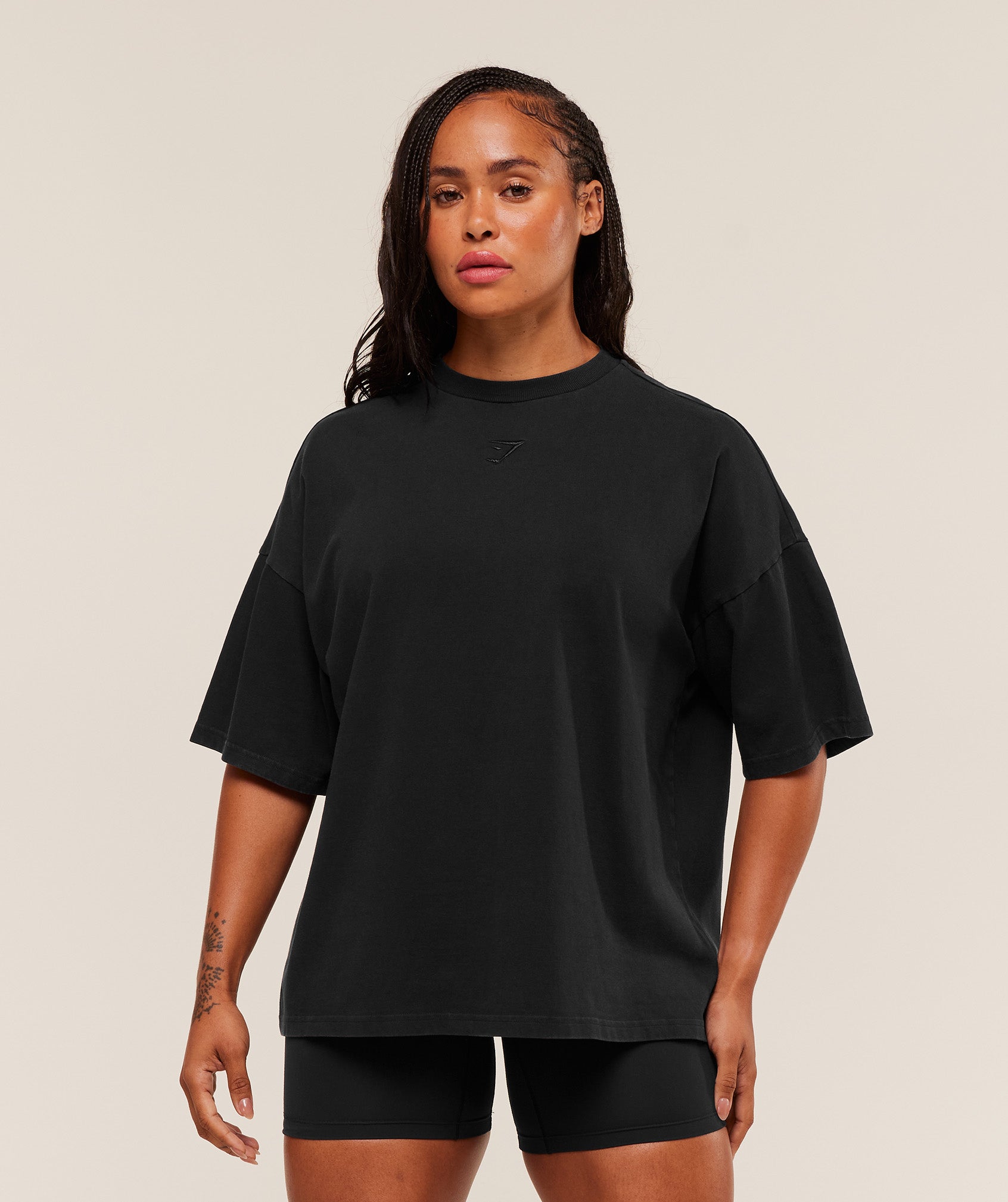 Camiseta Feminina Gymshark Power Washed Oversized