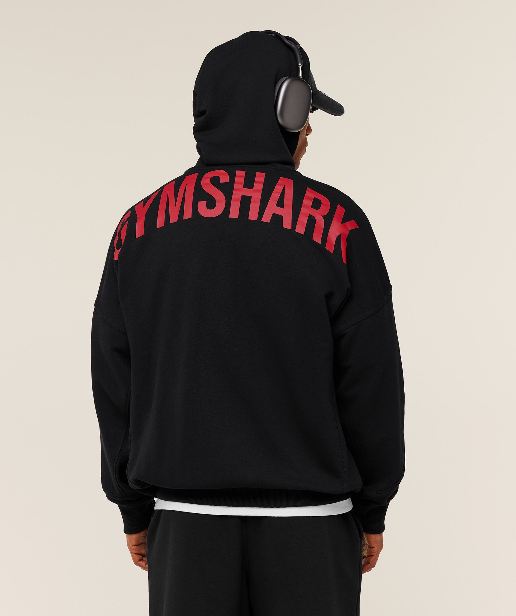 Power Zip Up Hoodie - Black/Conditioning Red — imagem 1