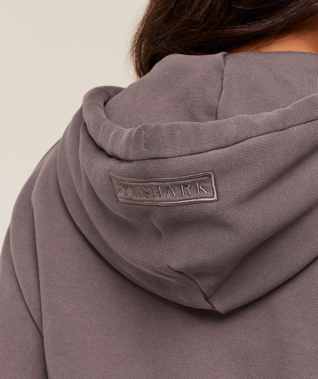 Pump Zip Through Hoodie - GS Cool Brown/WASH — imagem 7