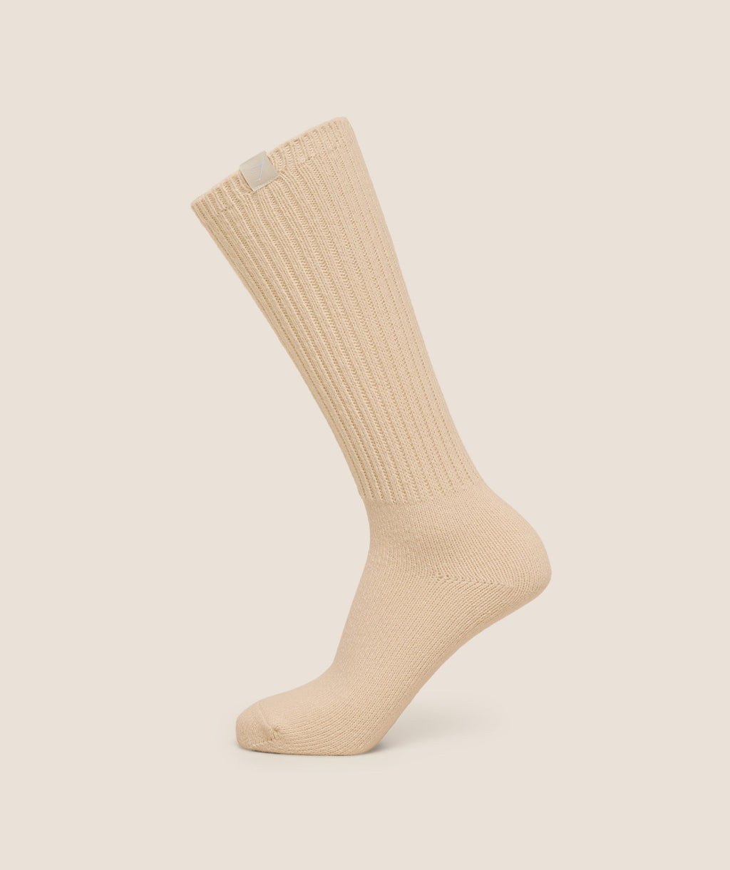Comfy Rest Day Socks - Stone Beige — imagem 1
