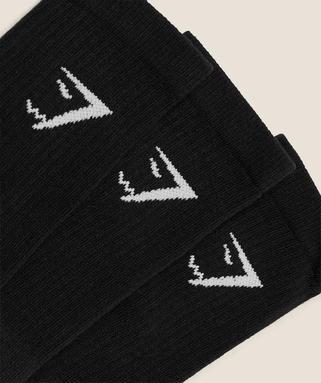 Crew Socks 3pk - GS Black — imagem 2