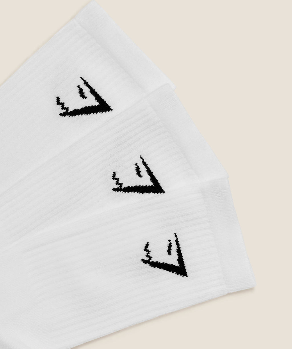 Crew Socks 3pk - GS White — imagem 2
