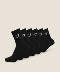 Crew Socks 6pk - GS Black — imagem 1
