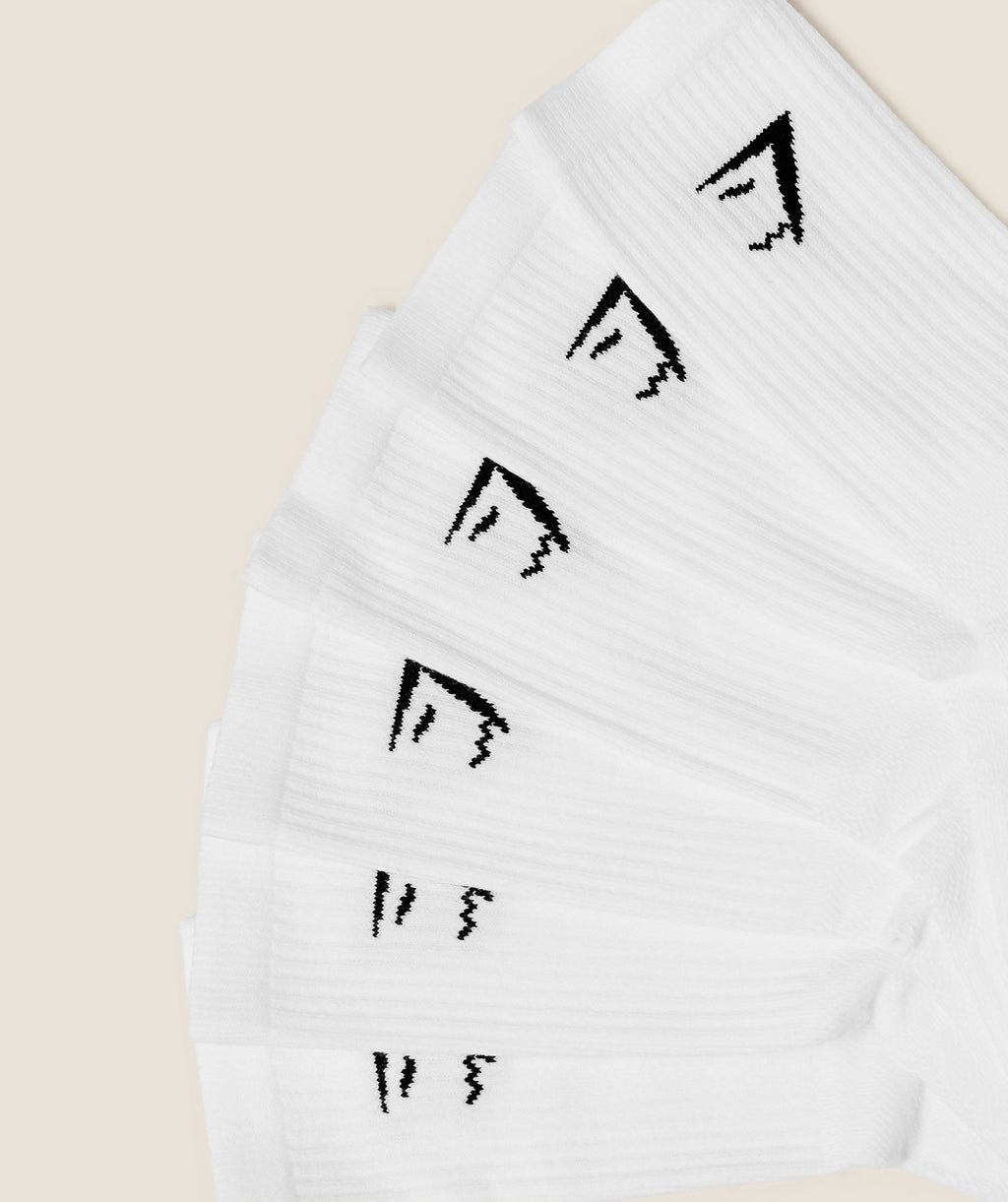 Crew Socks 6pk - GS White — imagem 2
