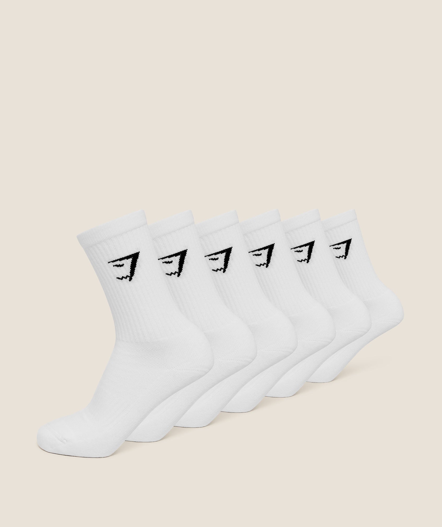 Crew Socks 6pk - GS White — imagem 1