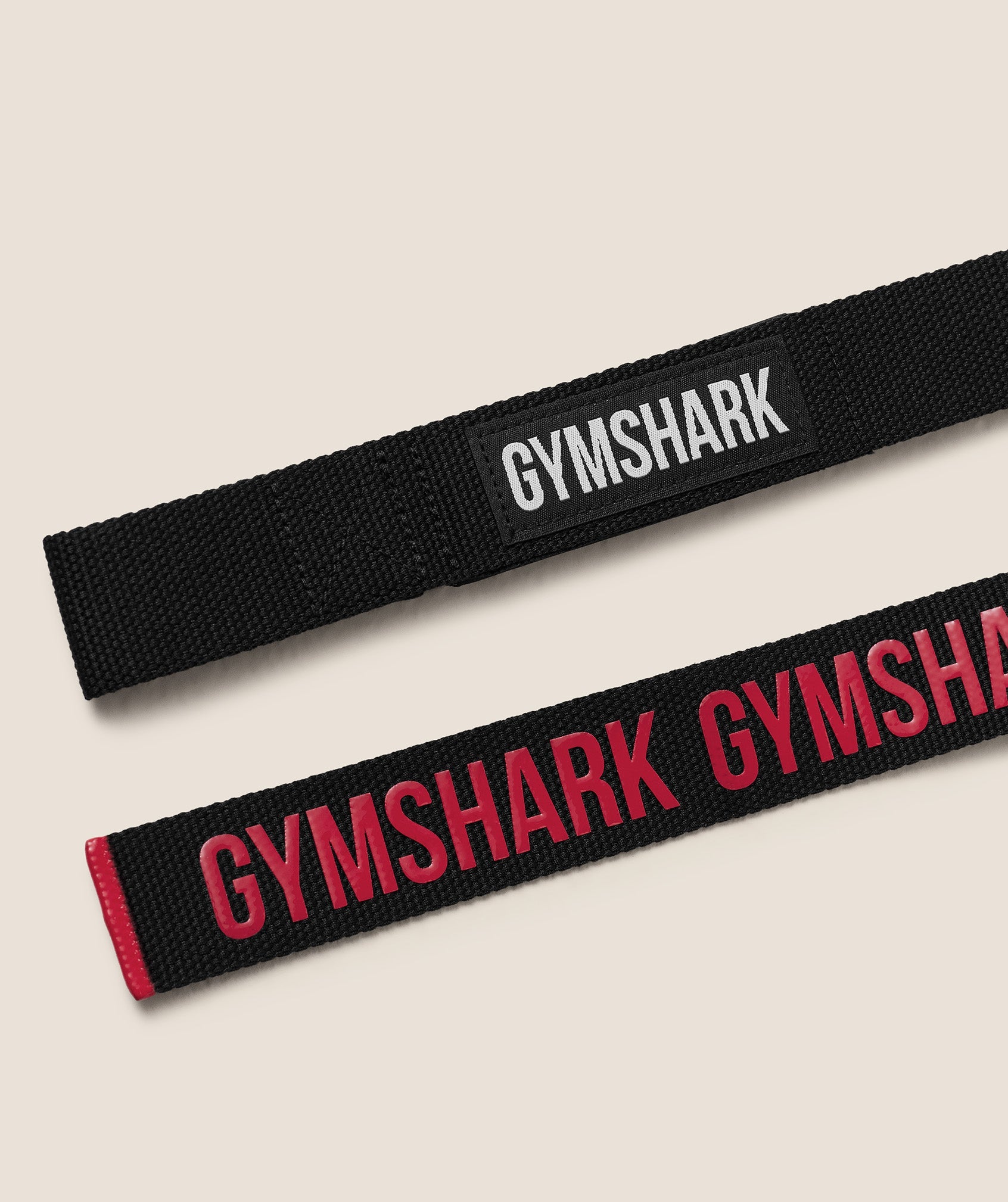 Silicone Lifting Straps - Black/Carmine Red — imagem 1