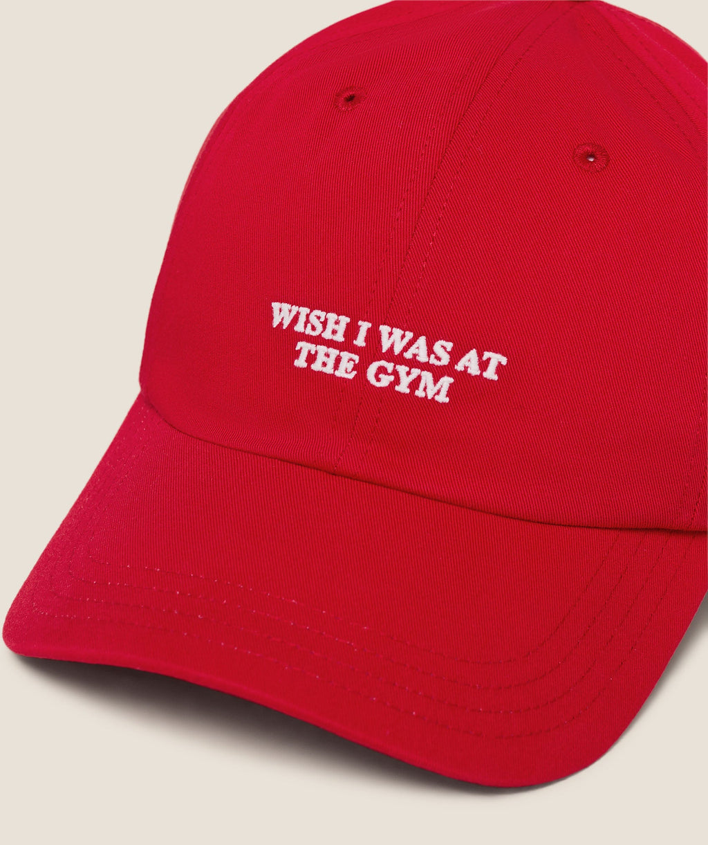 Slogan Cap - Carmine Red — imagem 3