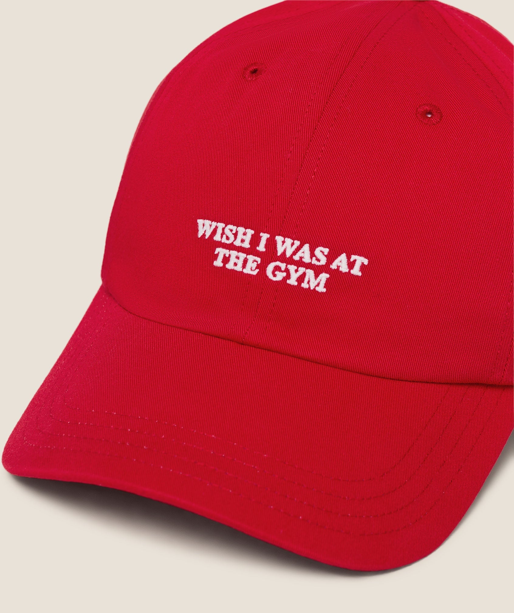 Slogan Cap - Carmine Red — imagem 3