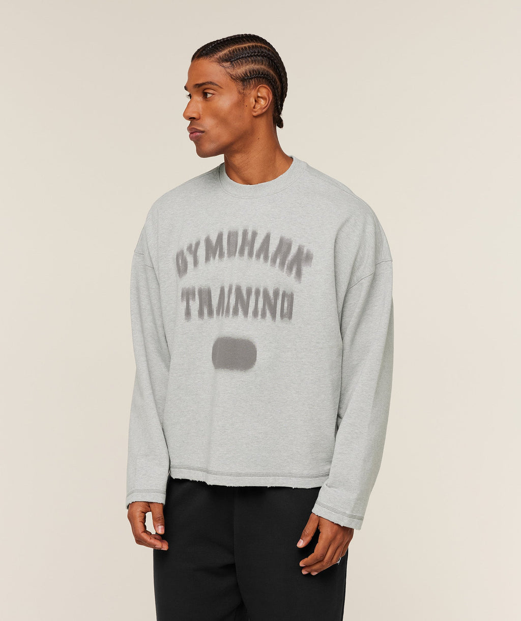 Re-Rack Crew Neck Pullover - Bros Soft Grey Marl — imagem 3