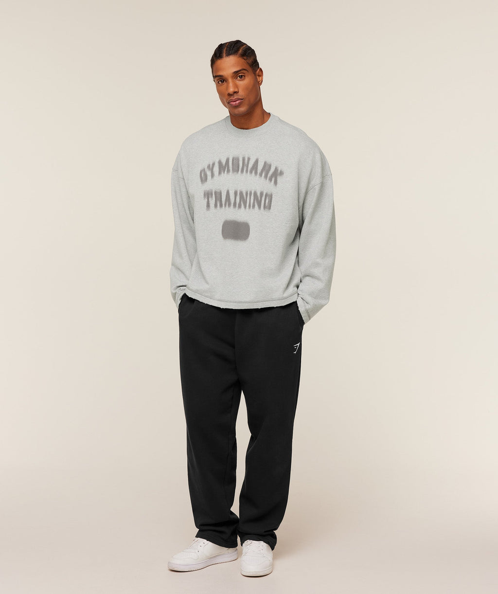 Re-Rack Crew Neck Pullover - Bros Soft Grey Marl — imagem 4