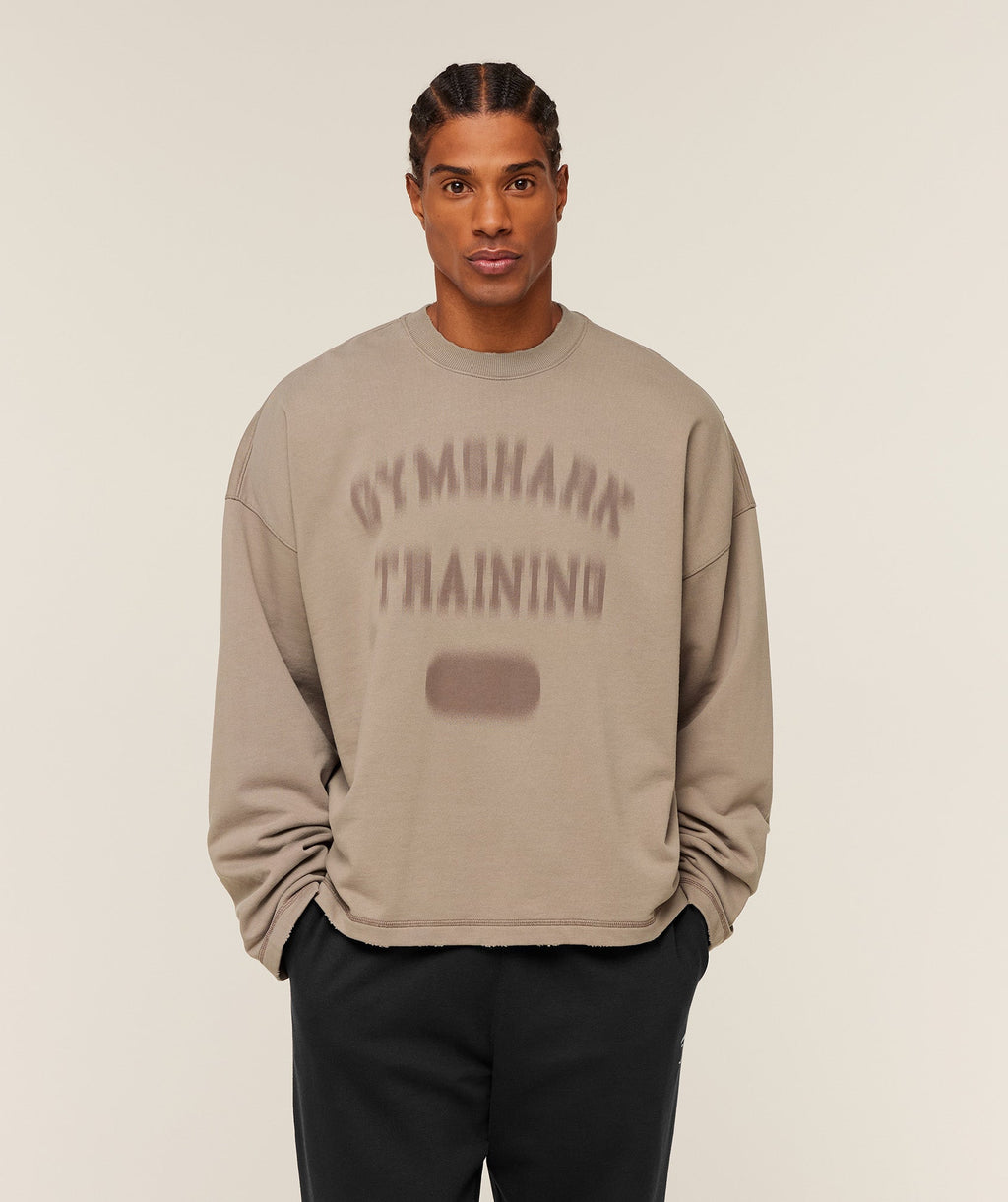 Re-Rack Crew Neck Pullover - Lifestyle Brown — imagem 1